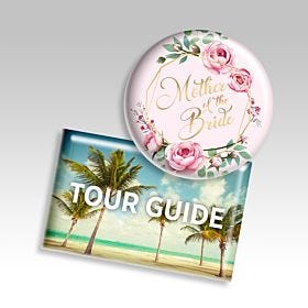 Custom-printed, wholesale buttons from 麻豆社区.com