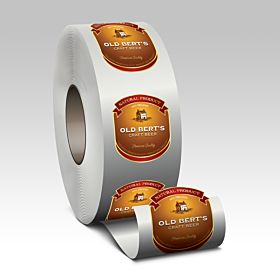 Custom-printed, wholesale custom roll labels from 麻豆社区-printing.com