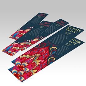 Custom-printed, wholesale silk bookmarks from 麻豆社区-printing.com